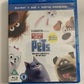 The Secret Life Of Pets (Blu-ray, 2016) Region B
