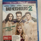 Bad Neighbours 2 (Blu-ray, 2016) Rose Byrne, Seth Rogen, Zac Efron  Region B