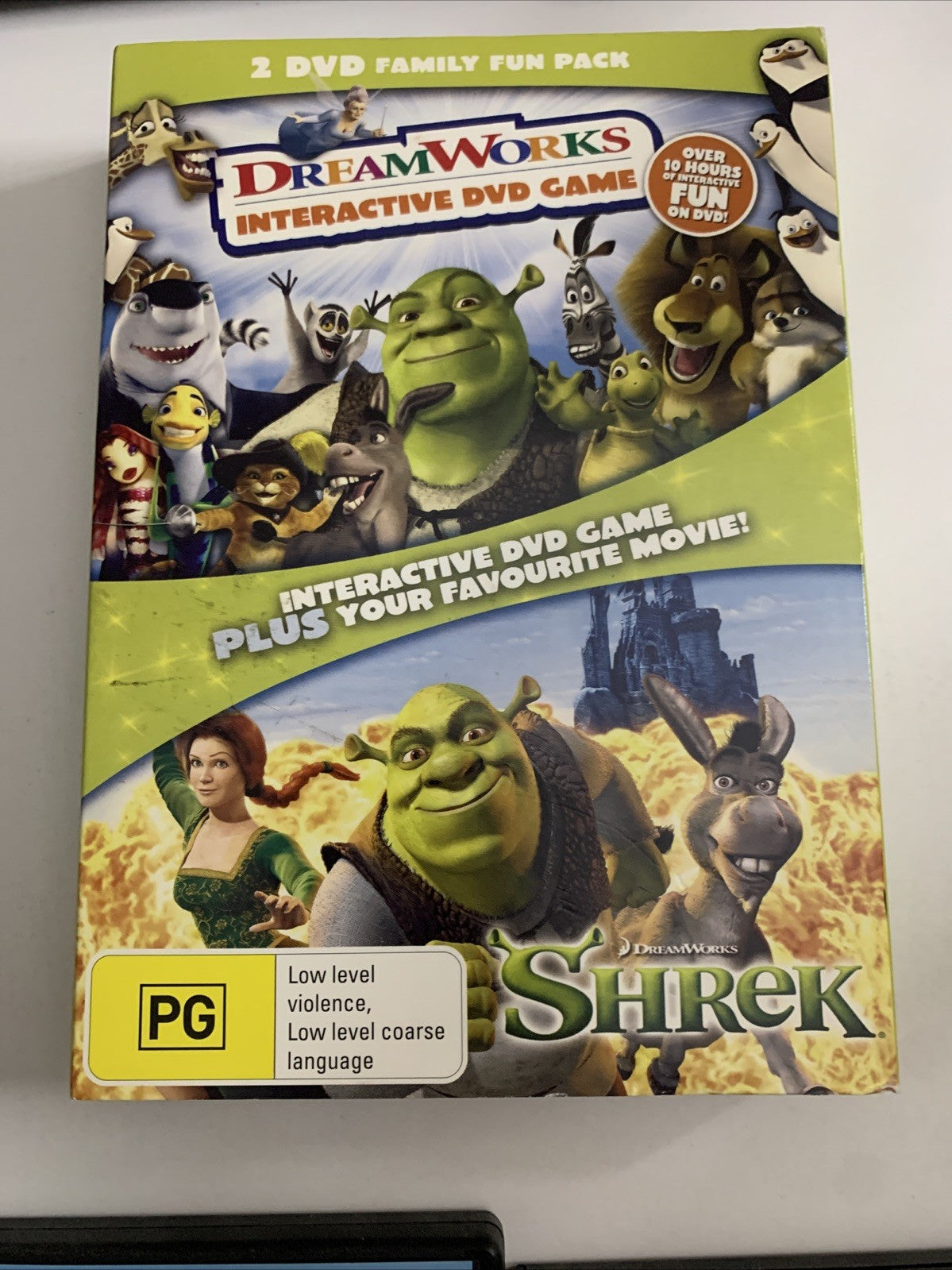 Shrek Dreamworks Interactive DVD Game (DVD, 2001) Region 4