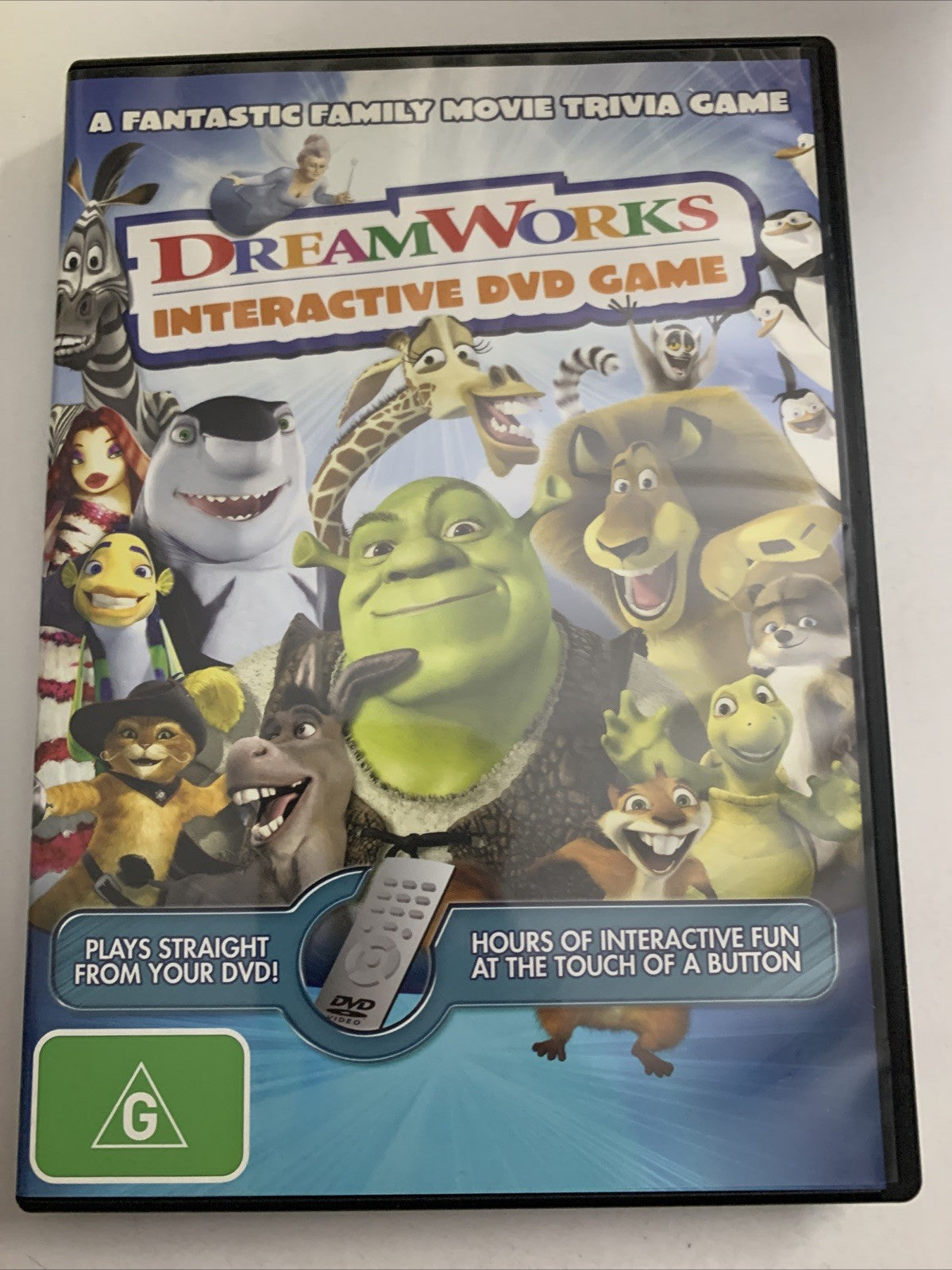 Shrek Dreamworks Interactive DVD Game (DVD, 2001) Region 4