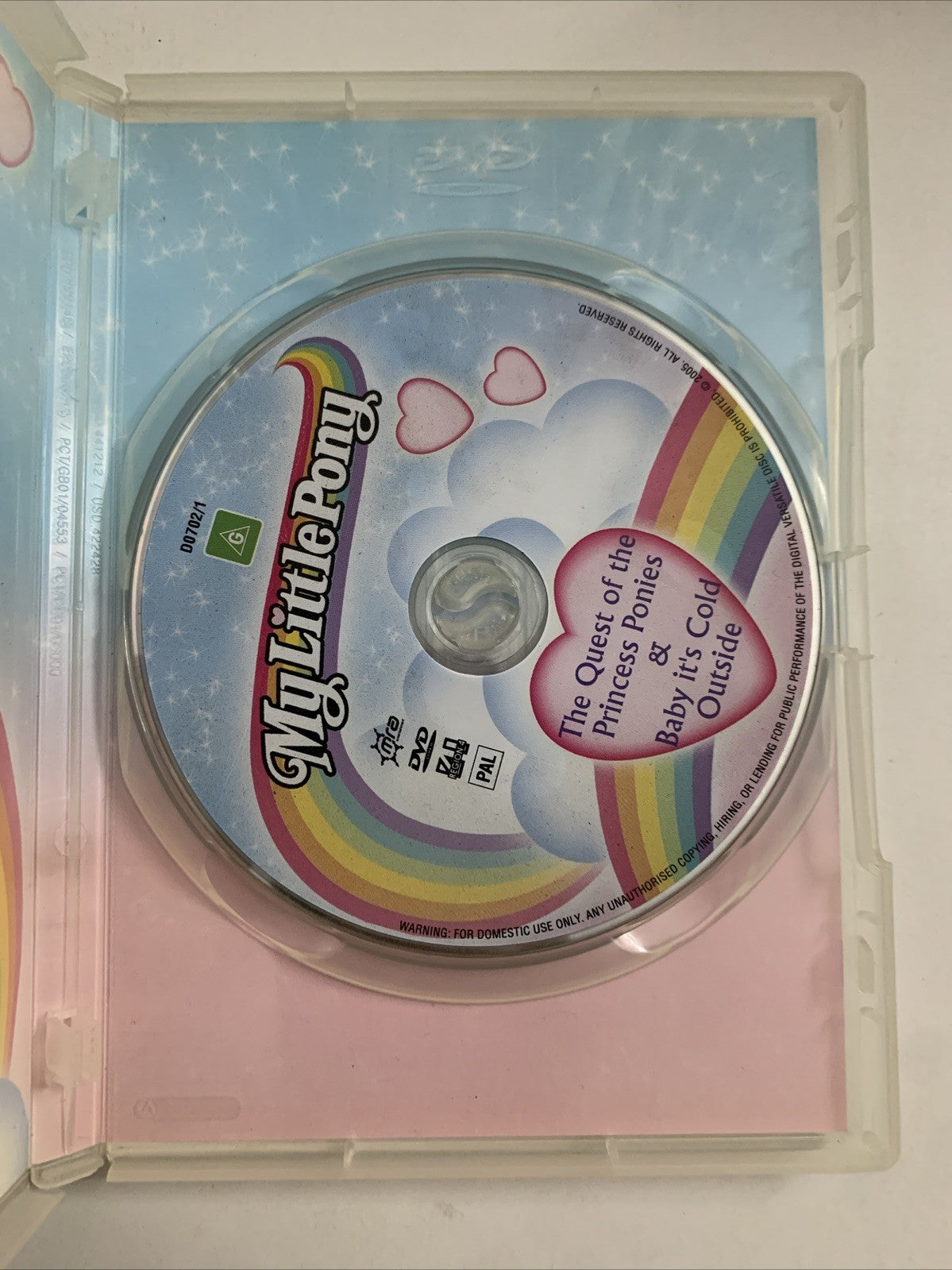 My Little Pony : Quest Of The Princess Ponies + Baby It's Cold Outside (DVD)