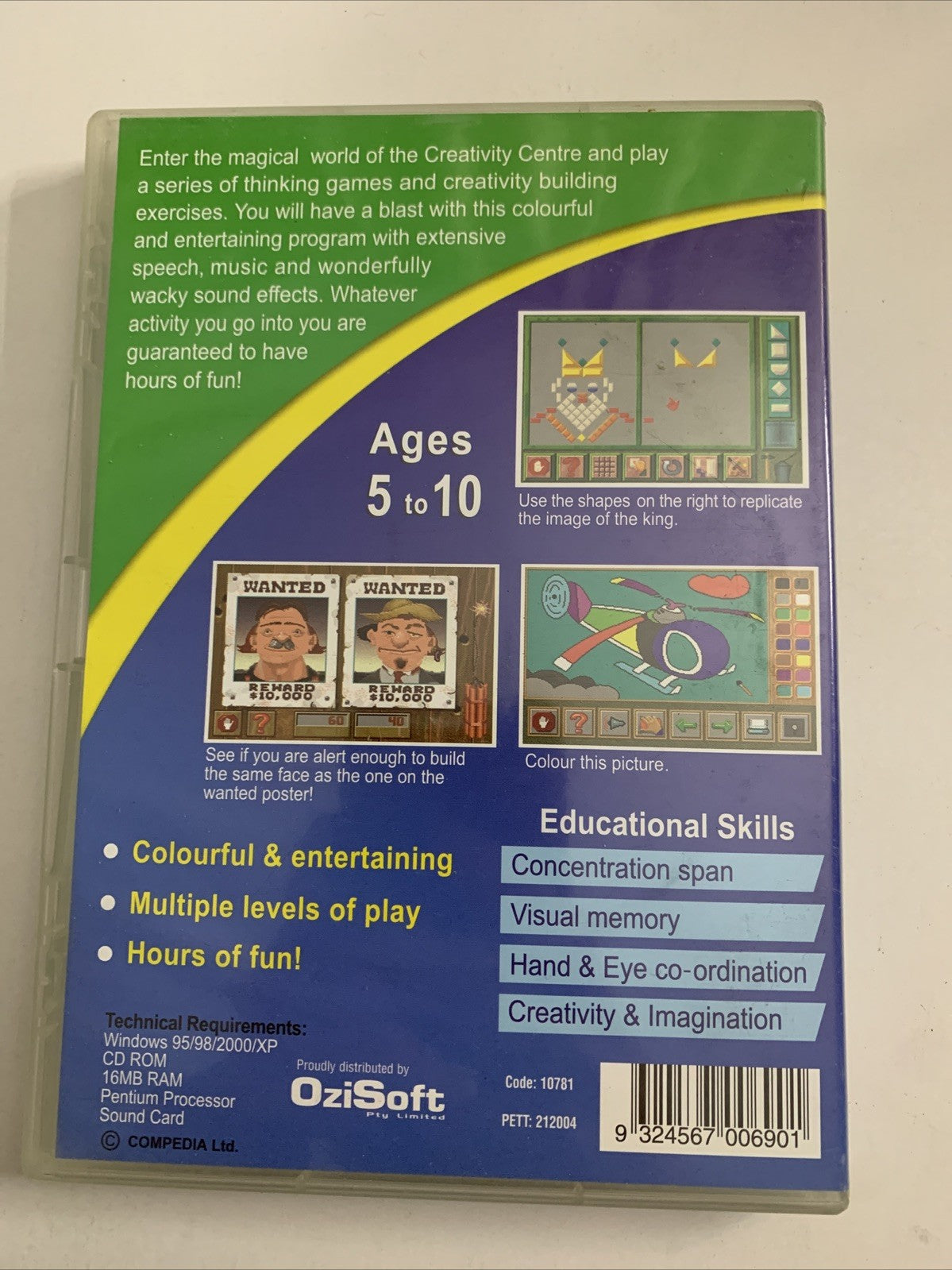 Creativity Centre : Develops Creativity & Thinking Skills PC CD-ROM Educational