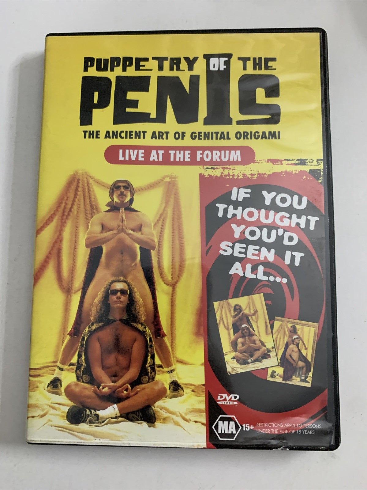 Puppetry Of The Penis : Live At The Forum (DVD, 2004) All Regions