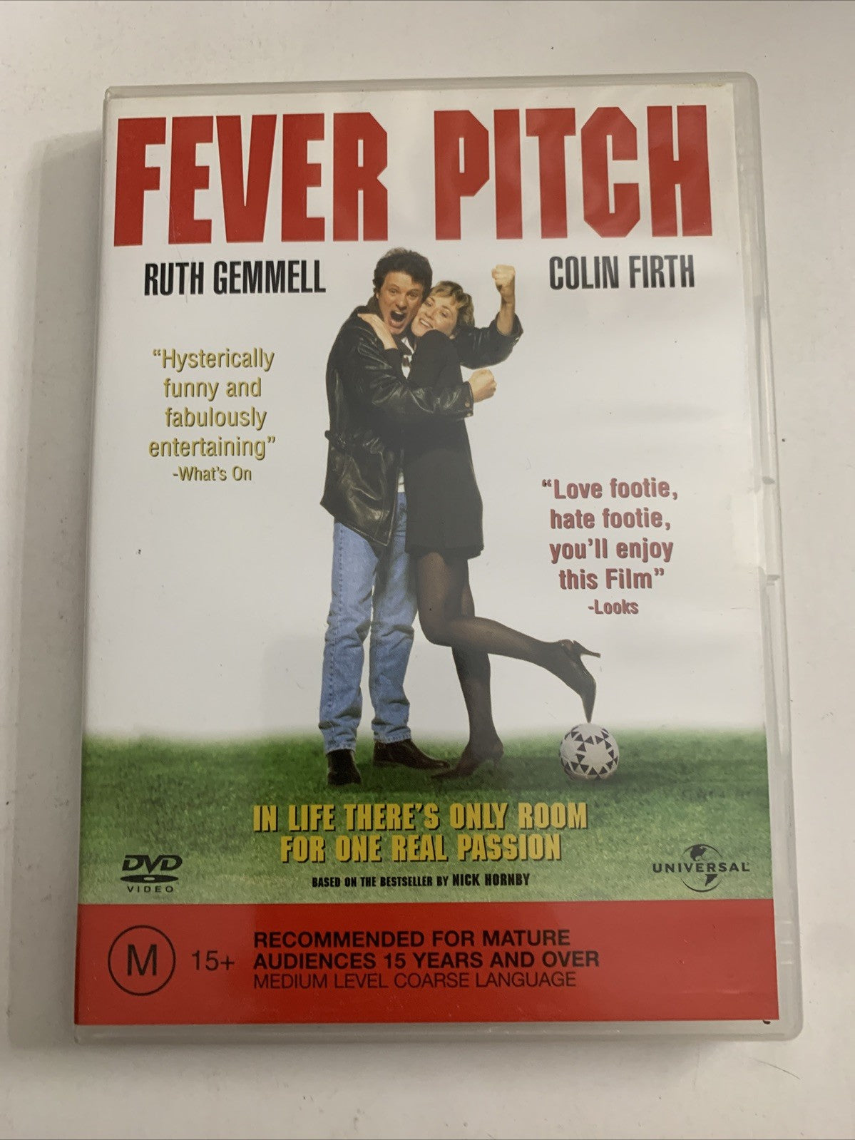 Fever Pitch (DVD, 1996) Ruth Gemmell, Holly Aird, Colin Firth  Region 4