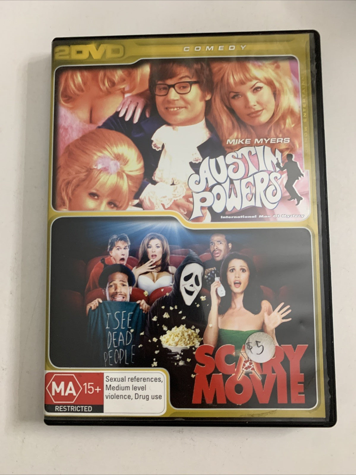 Austin Powers / Scary Movie (DVD, 2013) Region 4