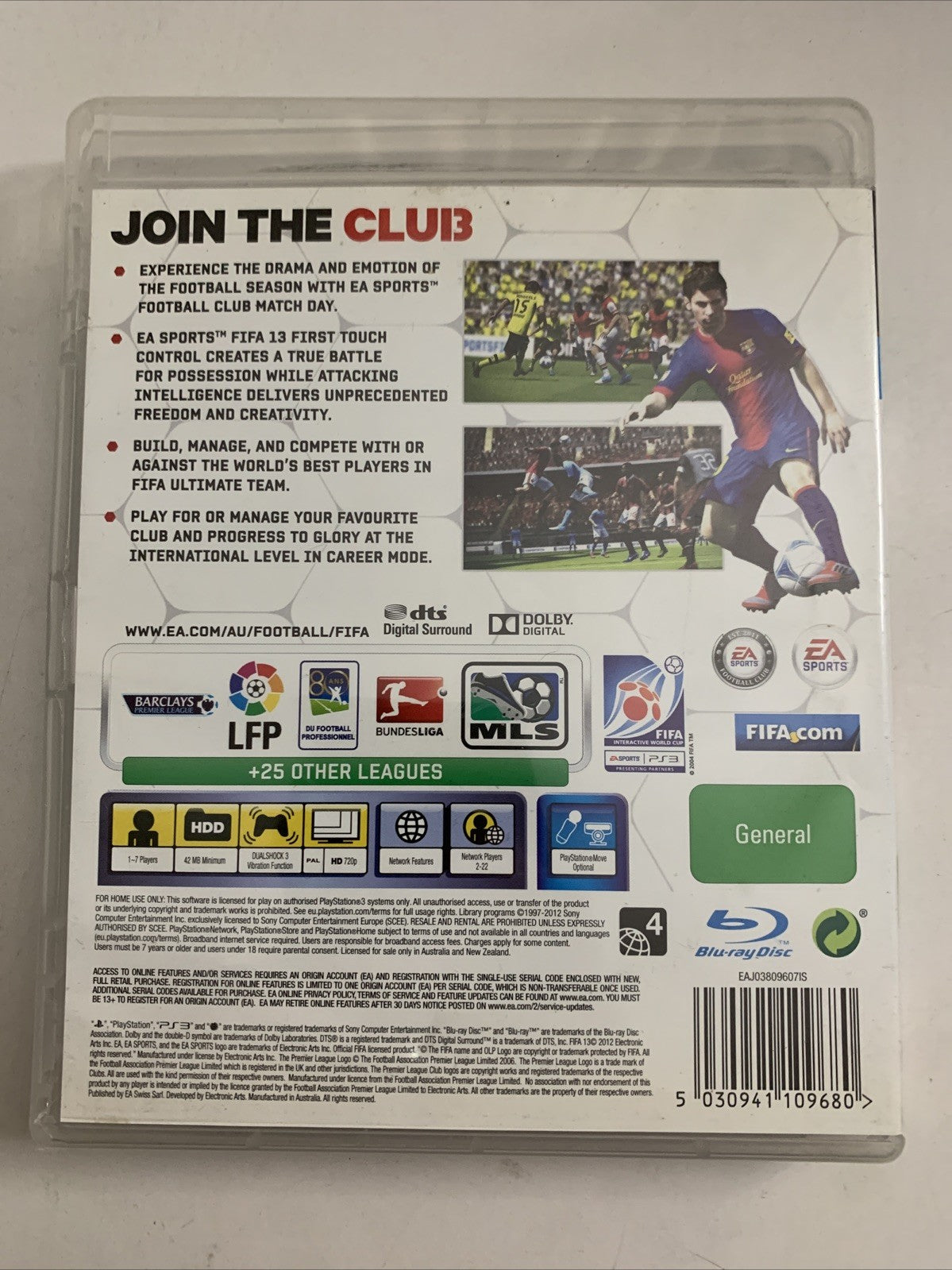 FIFA 13 Playstation 3 PS3 Complete With Manual