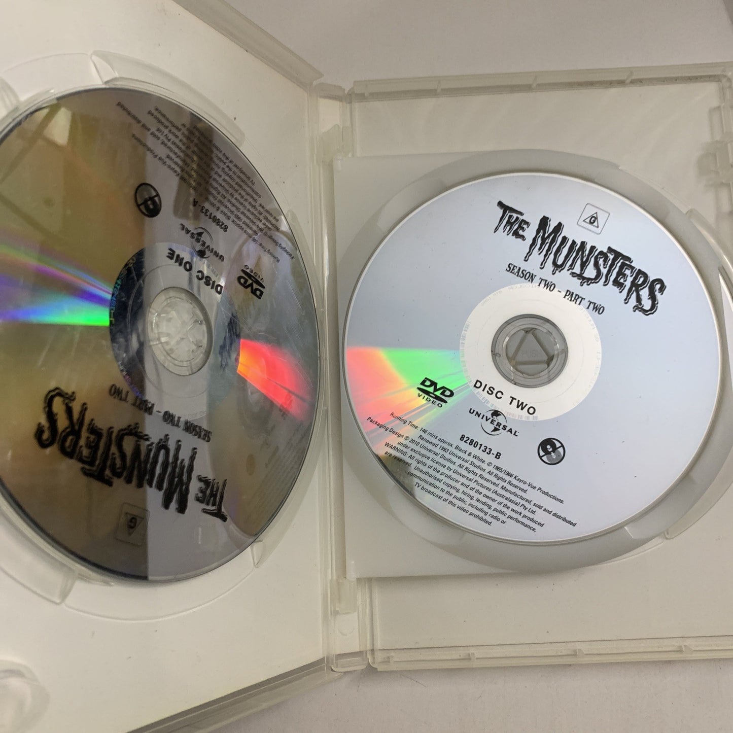 The Munsters: Season 2 Part 2 (DVD, 1965) Region 4 &2
