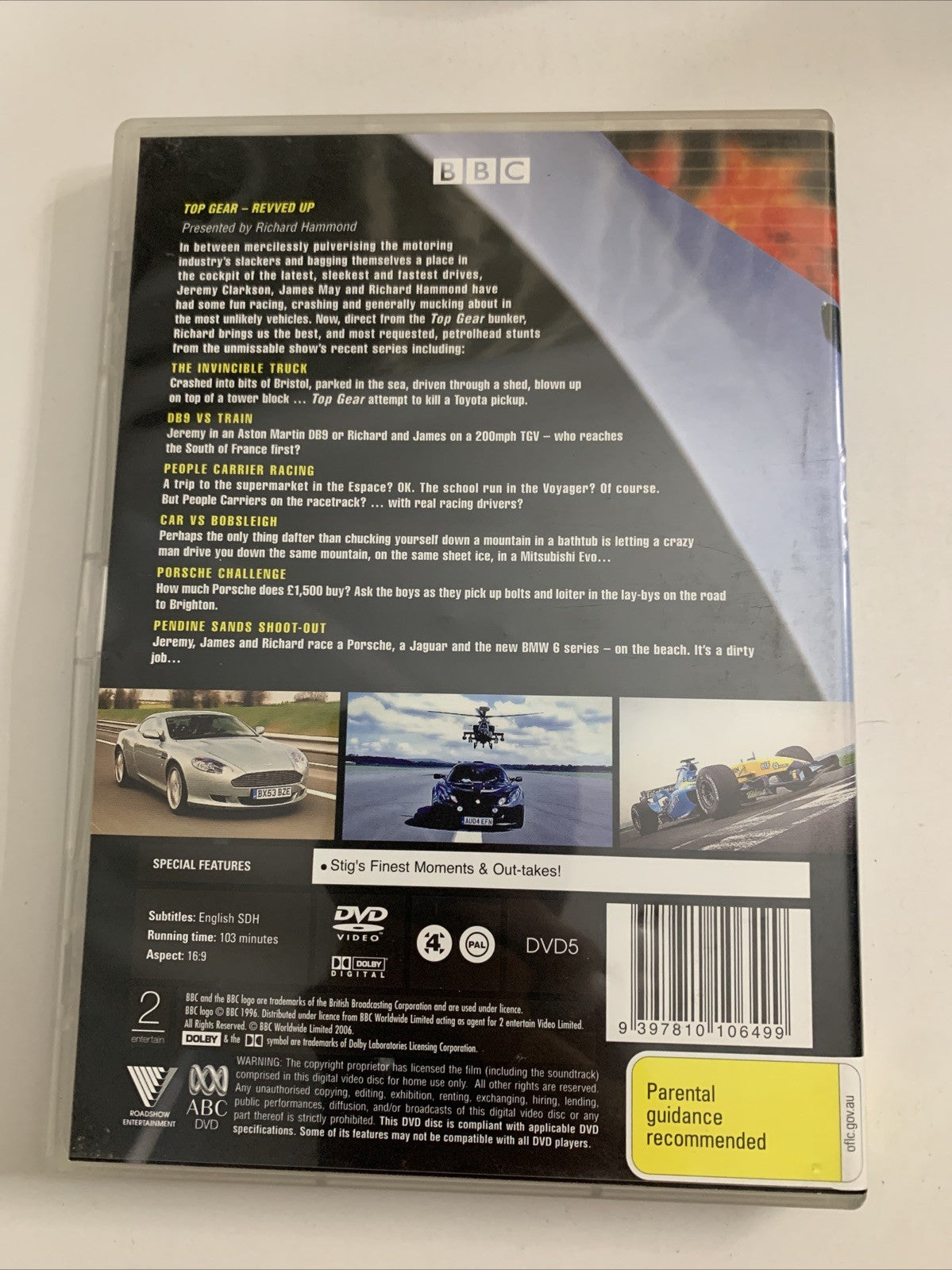 Top Gear: Revved Up (DVD, 2005) Region 4
