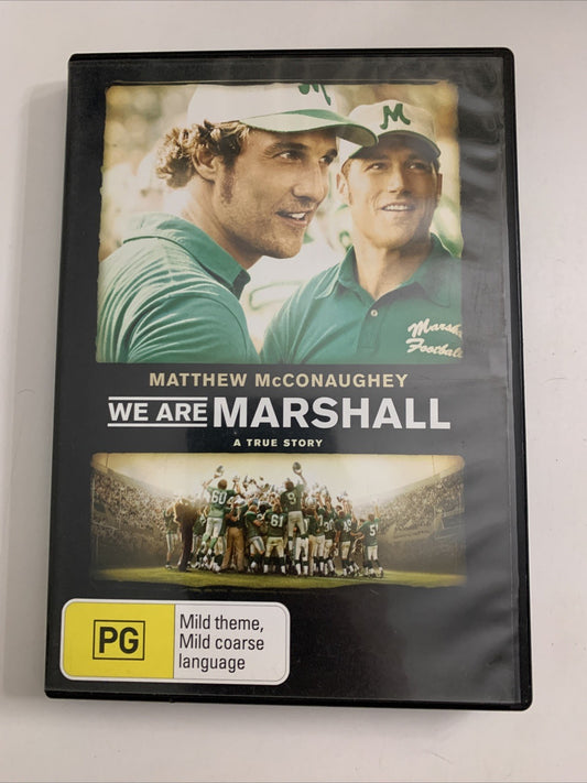 We Are Marshall (DVD, 2006) True Story Matthew McConaughey Region 4