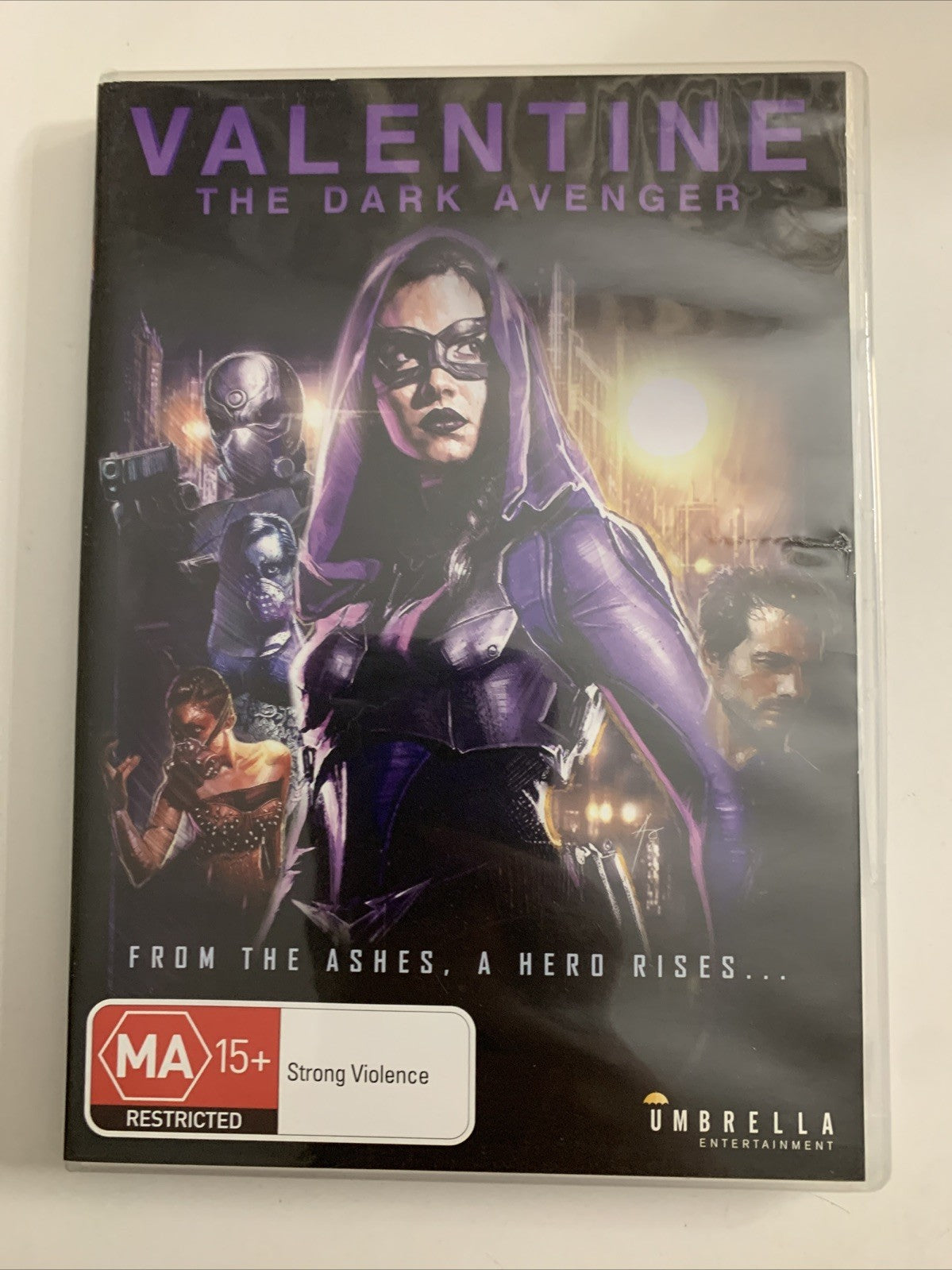 Valentine The Dark Avenger (DVD, 2017) Arie Dagienkz, Estelle Linden Region 4
