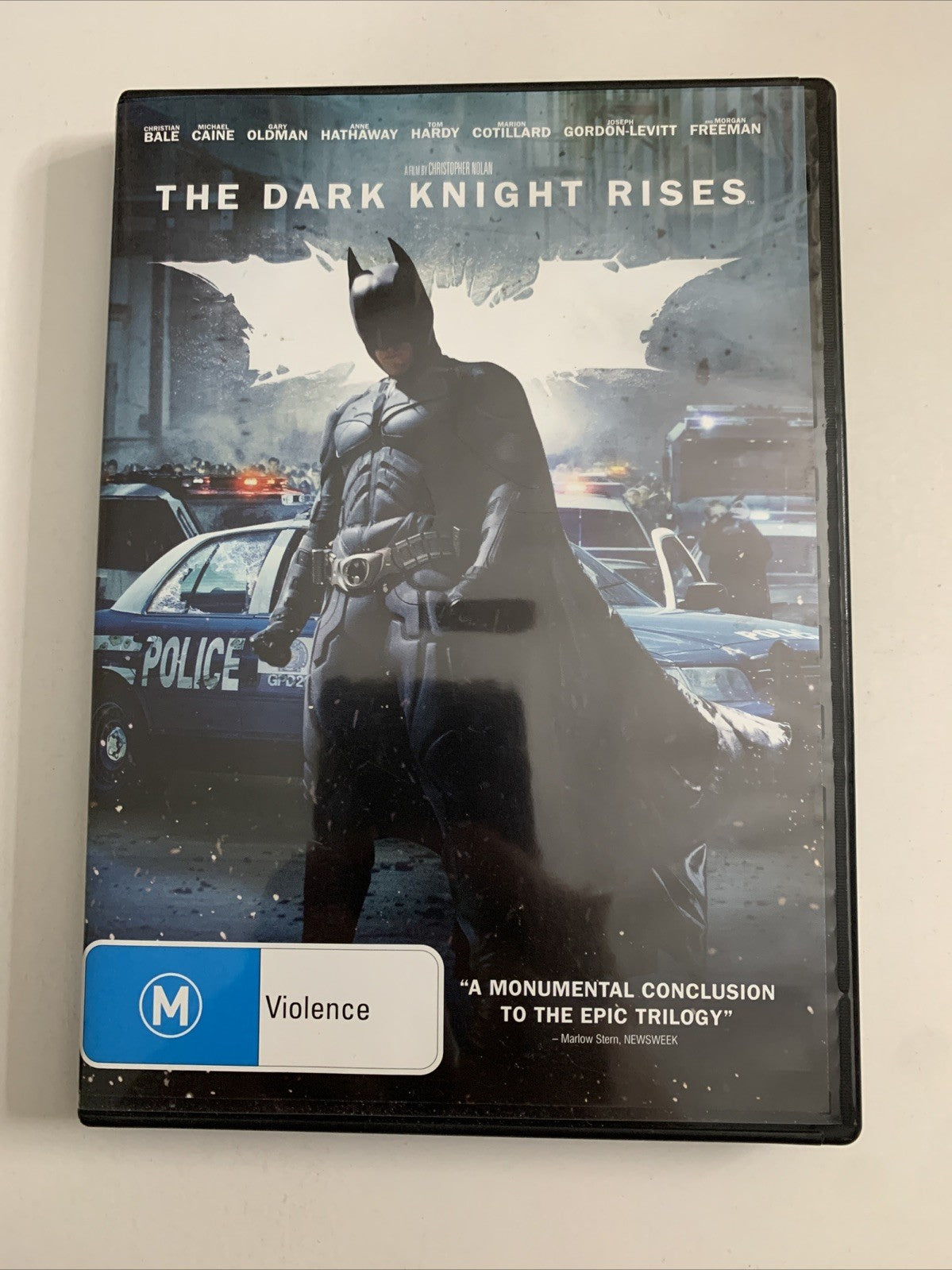The Dark Knight Rises (DVD, 2012) Christian Bale, Tom Hardy Region 4