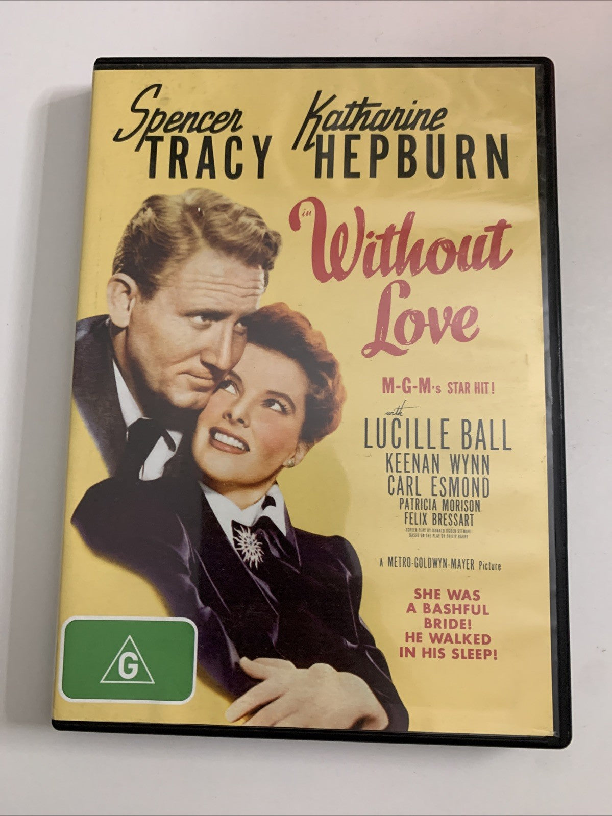 Without Love (DVD, 1945) Spencer Tracy, Katharine Hepburn Region 4