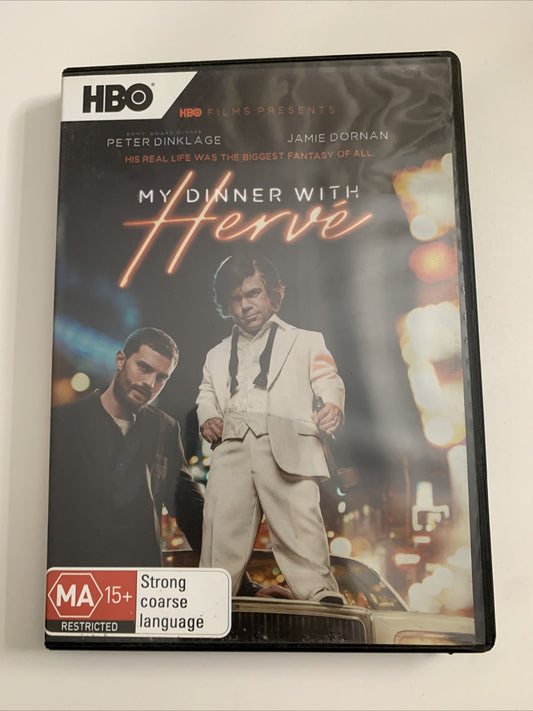 My Dinner With Herve (DVD, 2018) Peter Dinklage Region 4 NEW