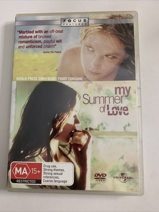 My Summer Of Love (DVD, 2004) Emily Blunt, Dean Andrews, Nathalie Press Region 4