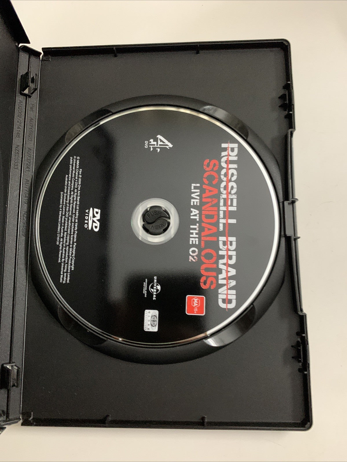 Russell Brand Scandalous (DVD, 2009) Region 4