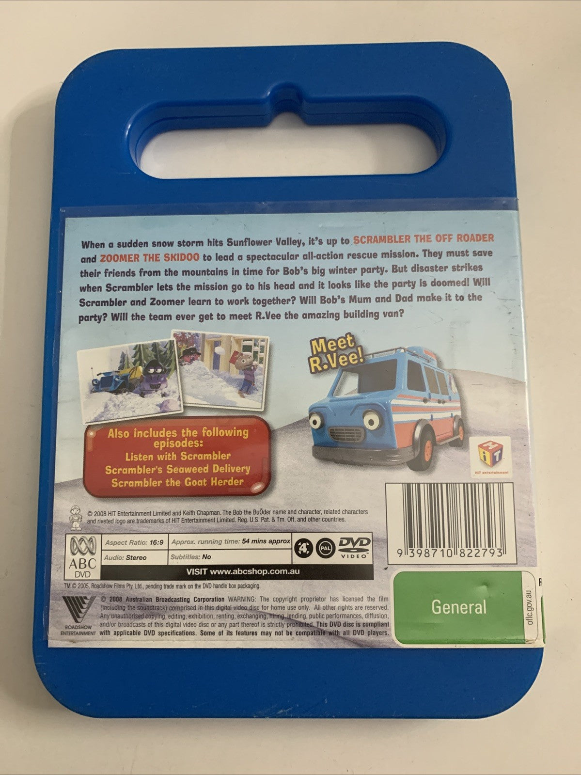 Bob The Builder : Scrambler To The Rescue (DVD, 1999)