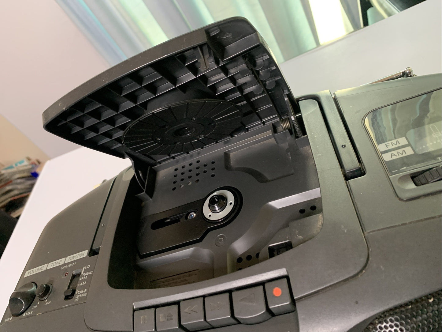 Sony CFD-101 CD Cassette Radio Boombox *Cd Player Not Working