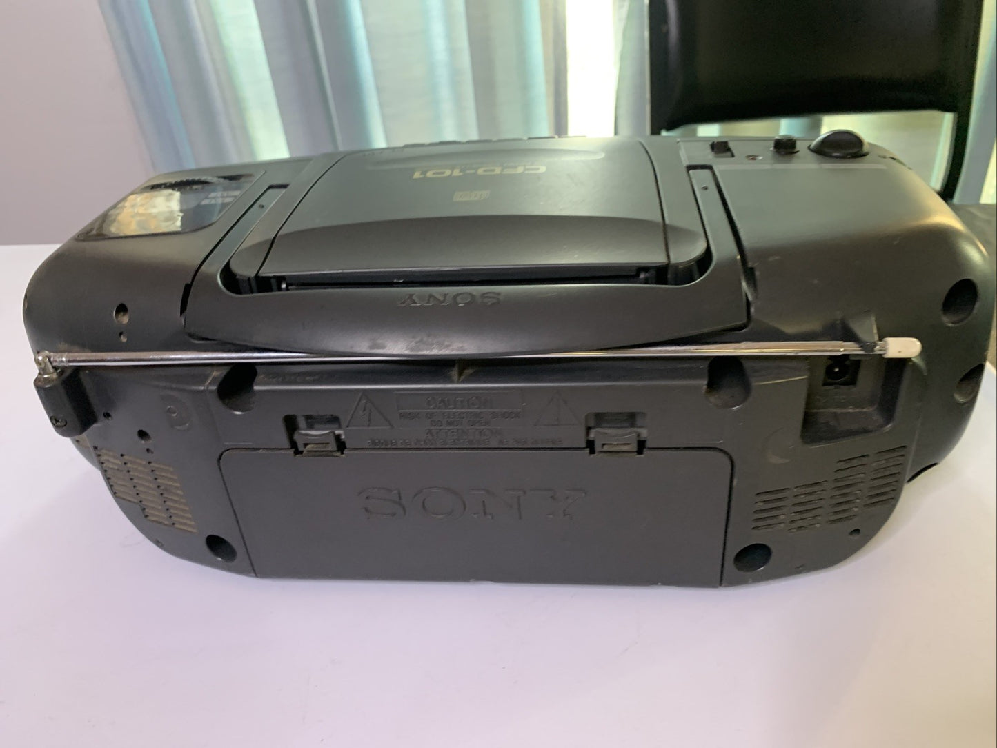 Sony CFD-101 CD Cassette Radio Boombox *Cd Player Not Working