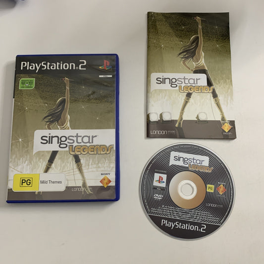 SingStar Legends PS2 PlayStation 2 PAL Game Complete