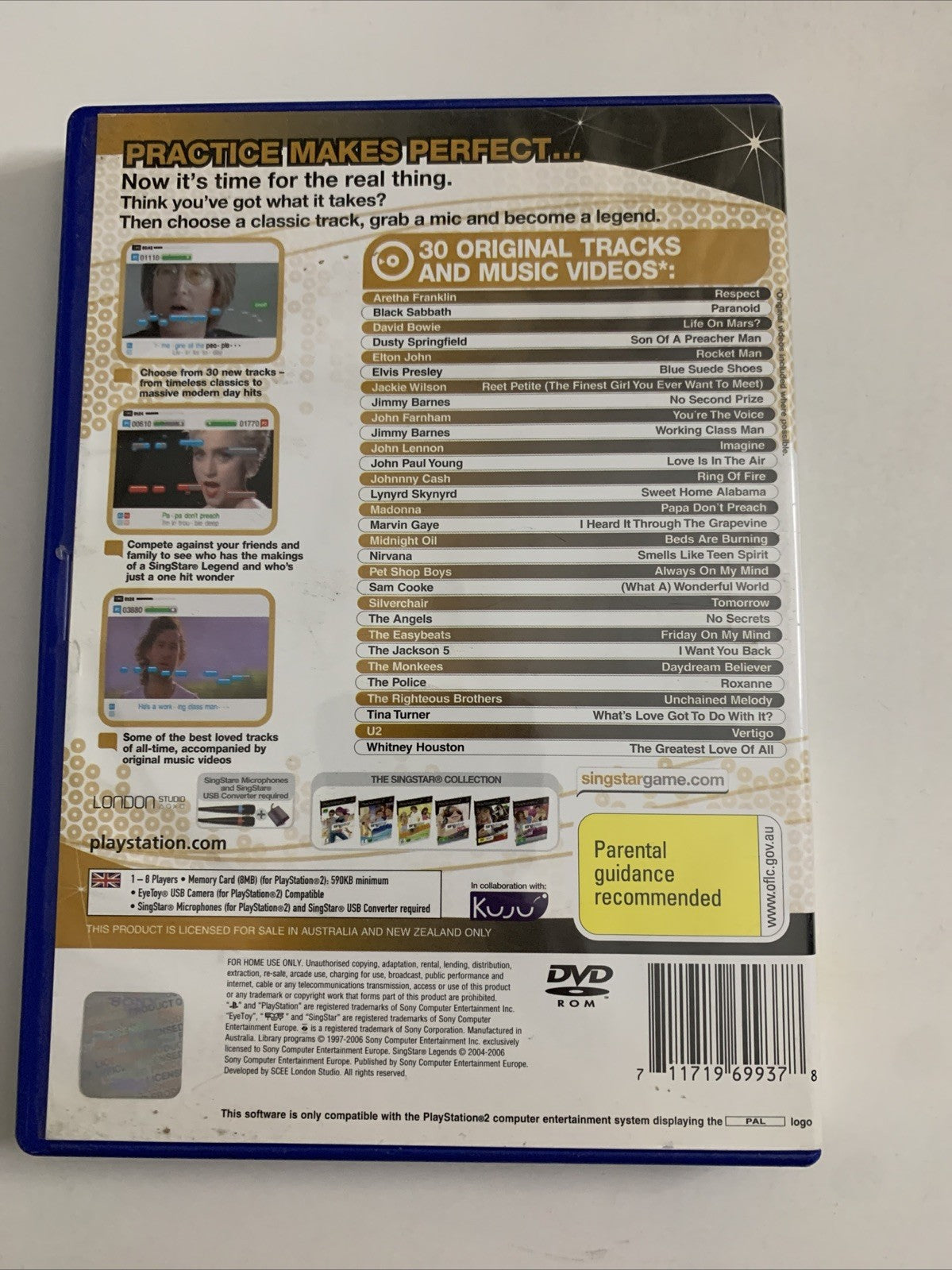 SingStar Legends PS2 PlayStation 2 PAL Game Complete