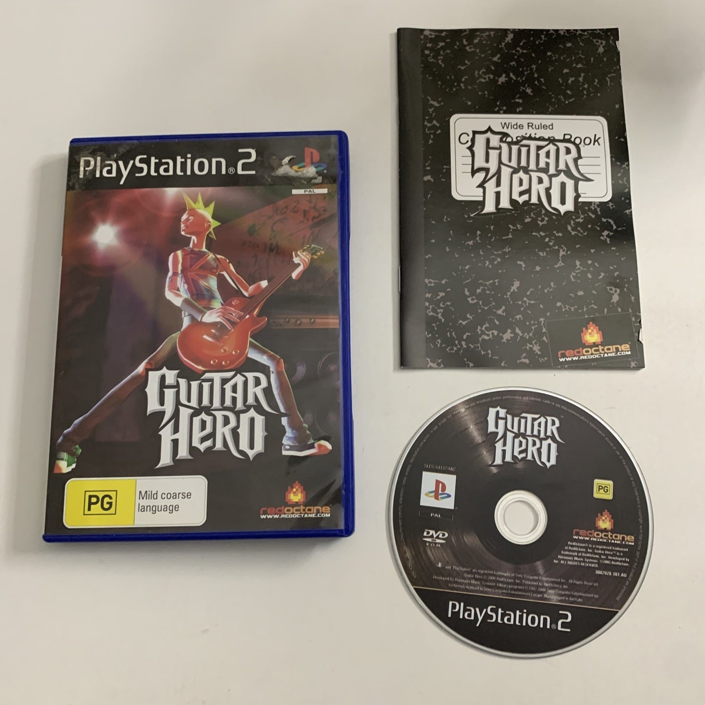 Guitar Hero PS2 Sony PlayStation 2 Music 2005 Game Complete