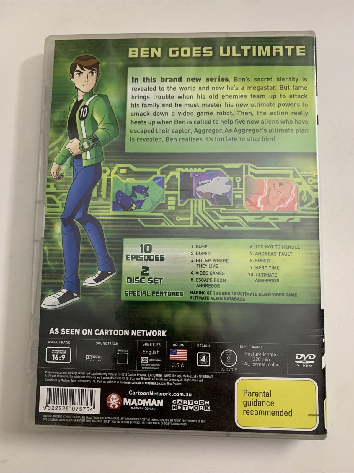 Ben 10 Ultimate Alien : Volume 1 (DVD, 2010) Region 4