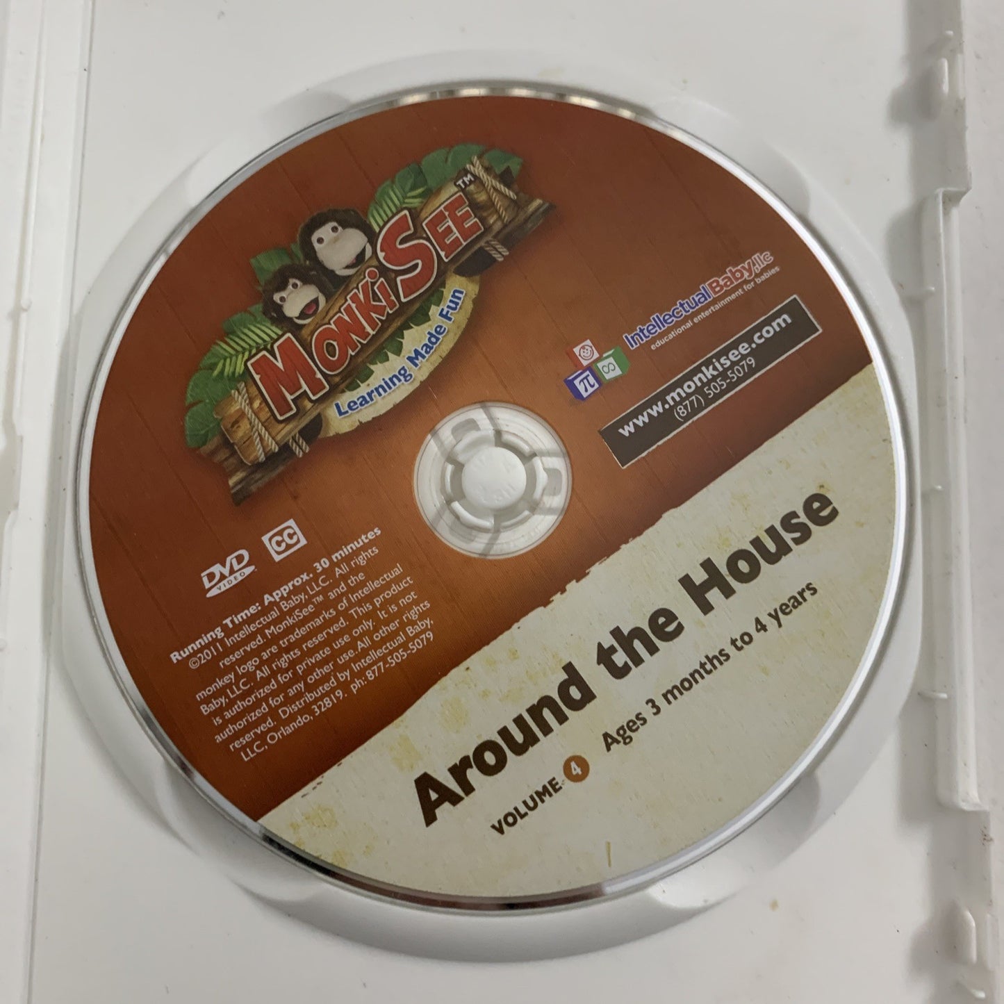 Monki See Around The House Vol 4 (DVD) Early Learning Education