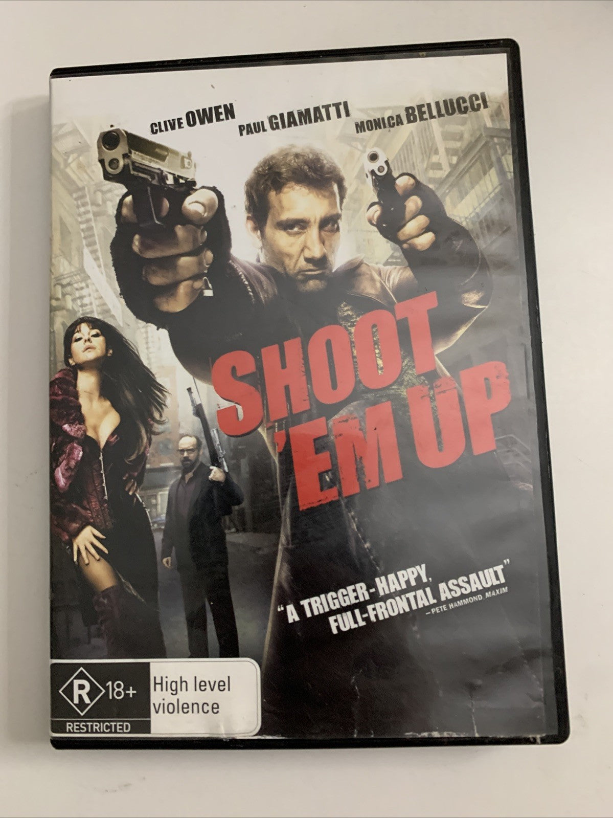 Shoot 'Em Up  (DVD, 2007) Clive Owen, Paul Giamatti, Monica Bellucci  Region 4