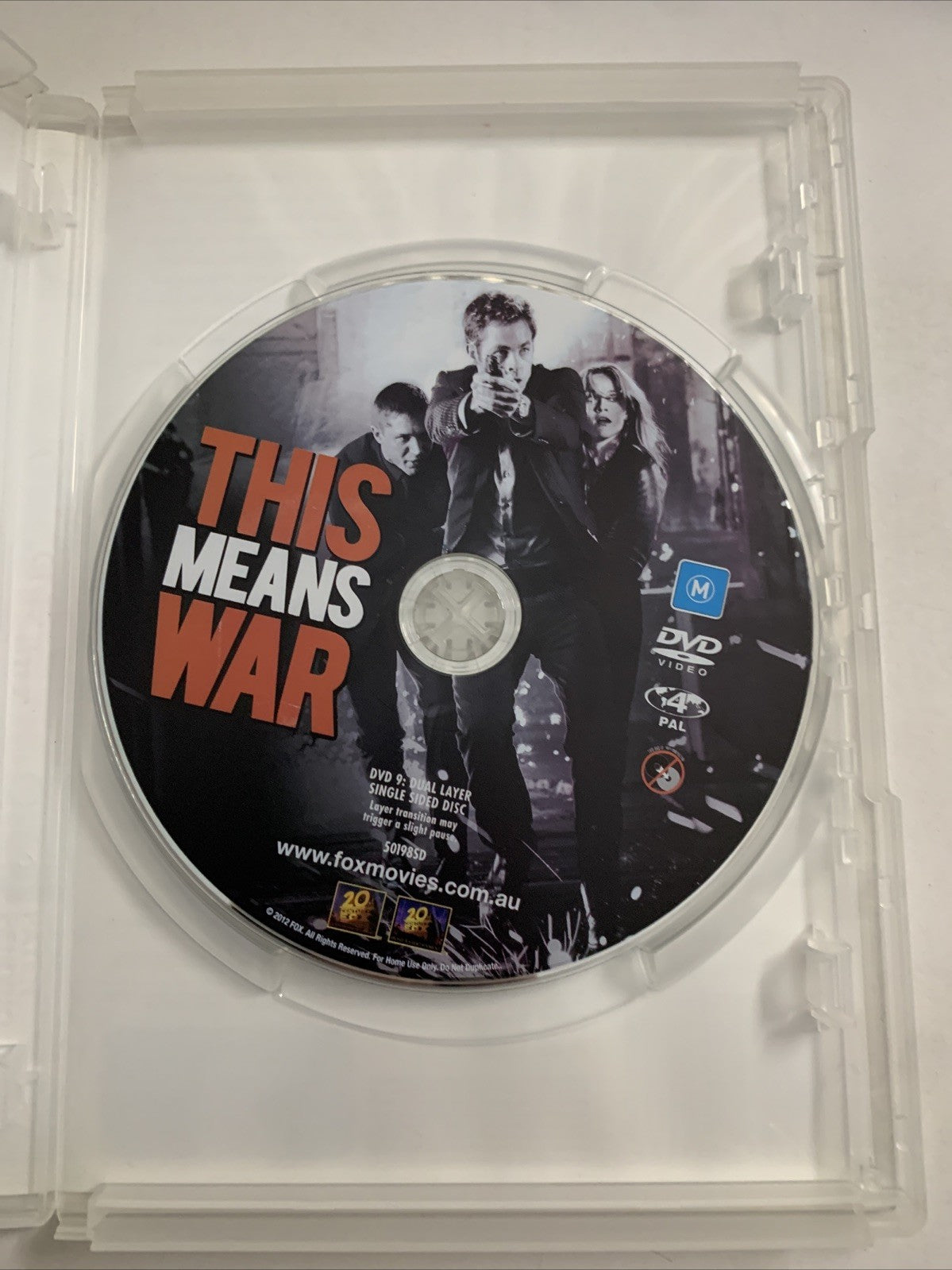 This Means War (DVD, 2012) Reese Witherspoon, Chris Pine, Tom Hardy Region 4