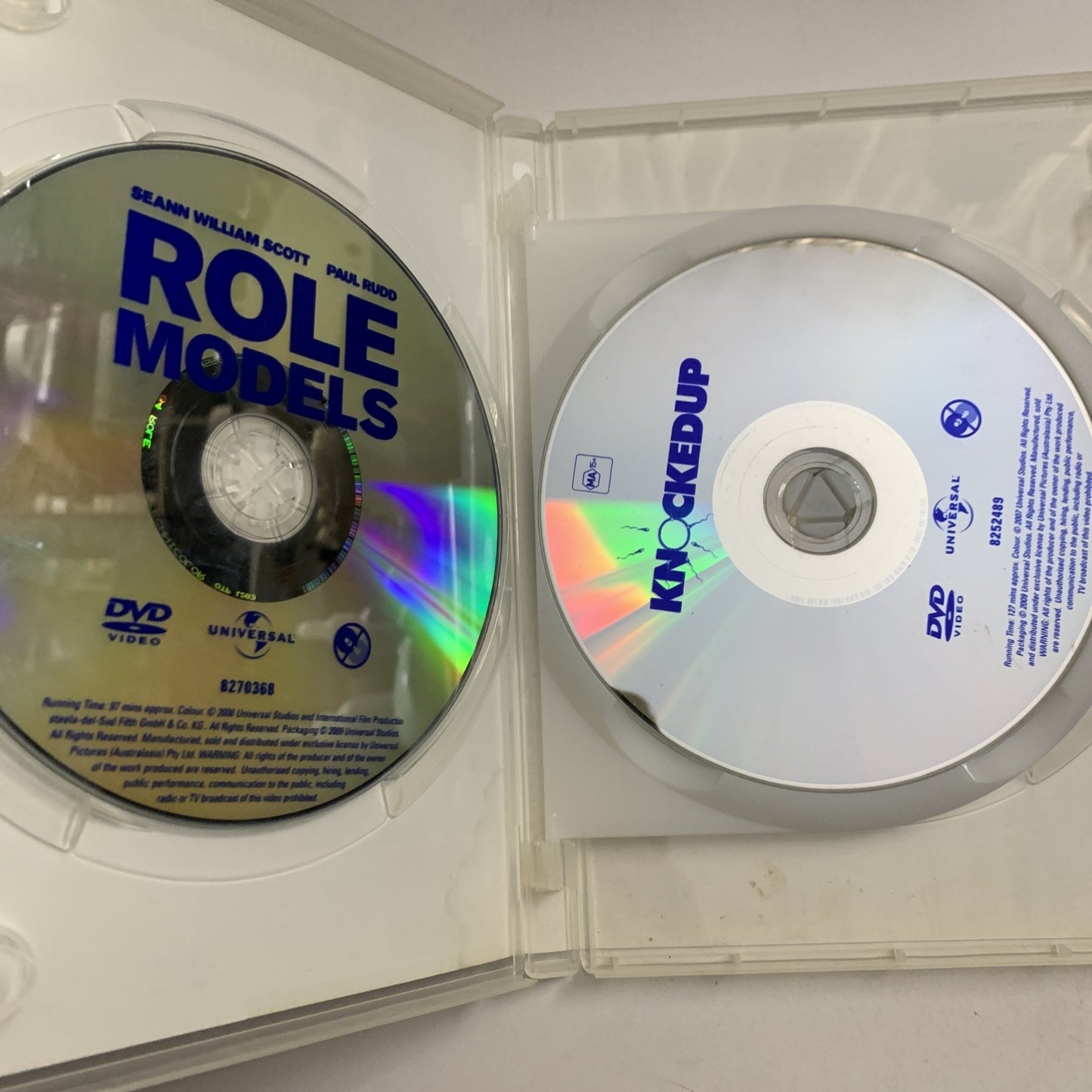 Role Models / Knocked Up / The 40 Year Old Virgin (DVD) Region 4 &2