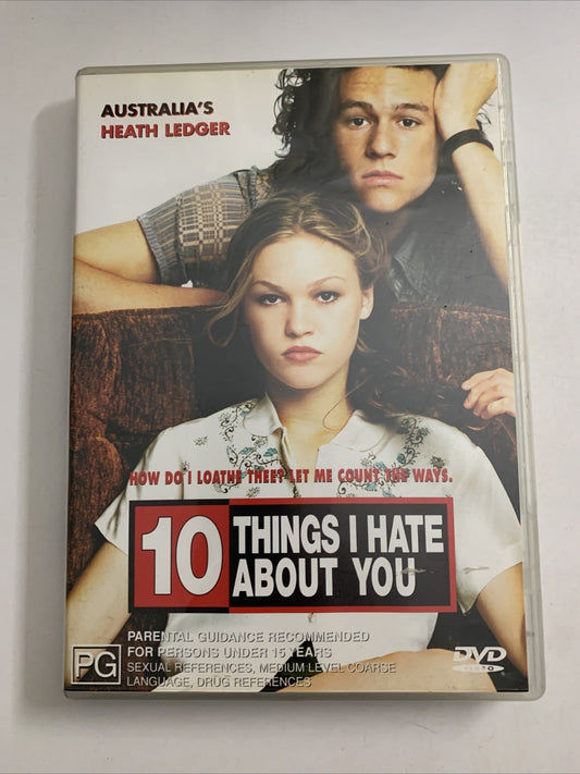 10 Things I Hate About You (DVD, 1999) Heath Ledger Region 4