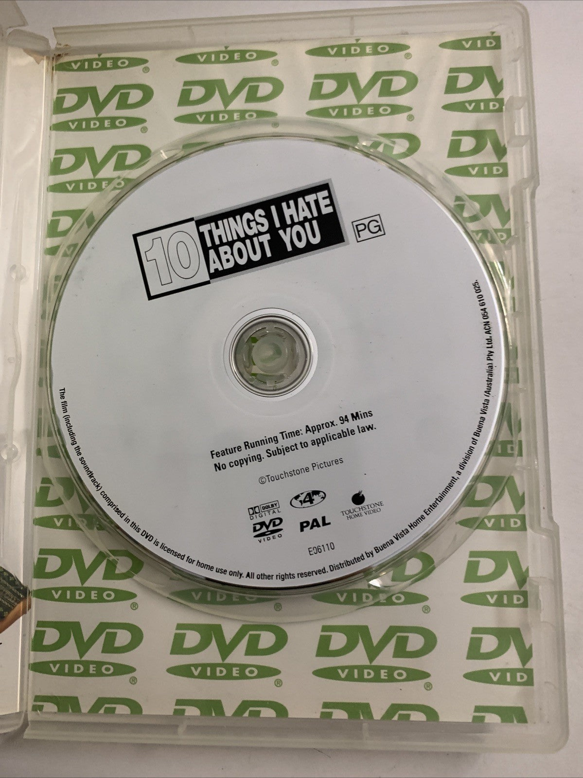 10 Things I Hate About You (DVD, 1999) Heath Ledger Region 4