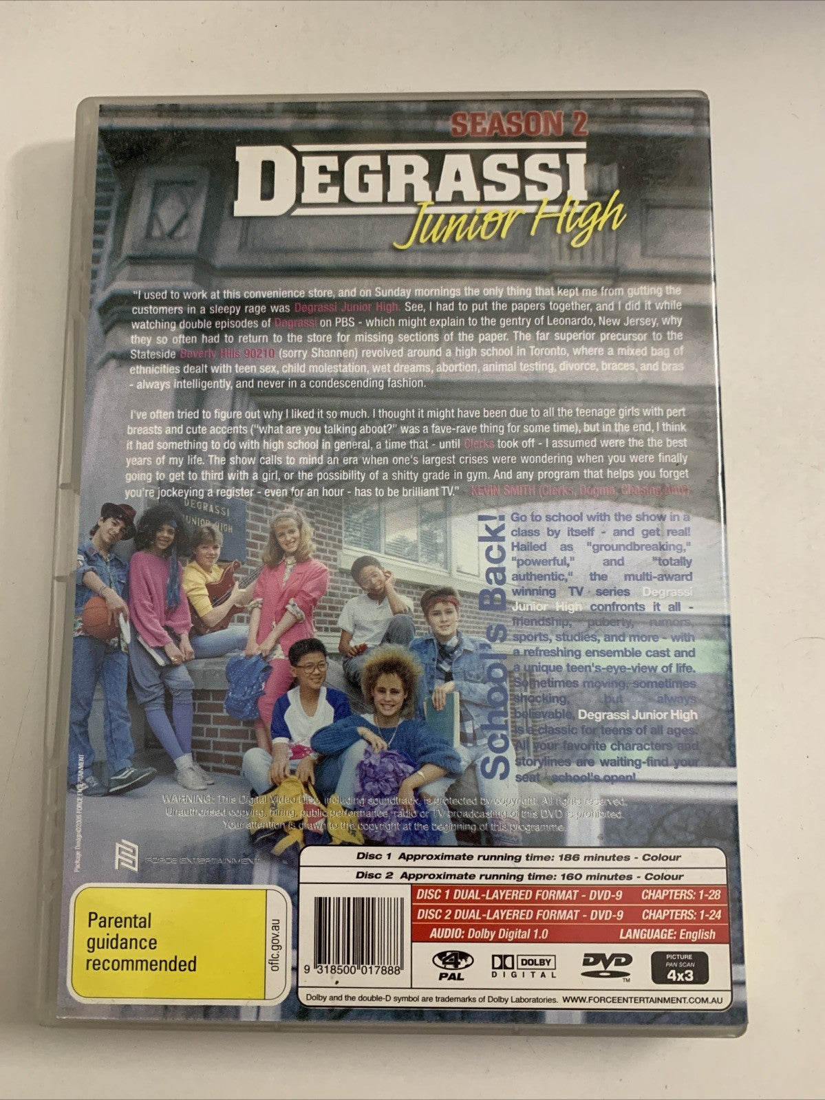Degrassi Junior High : Season 2 (DVD, 1988) Region 4