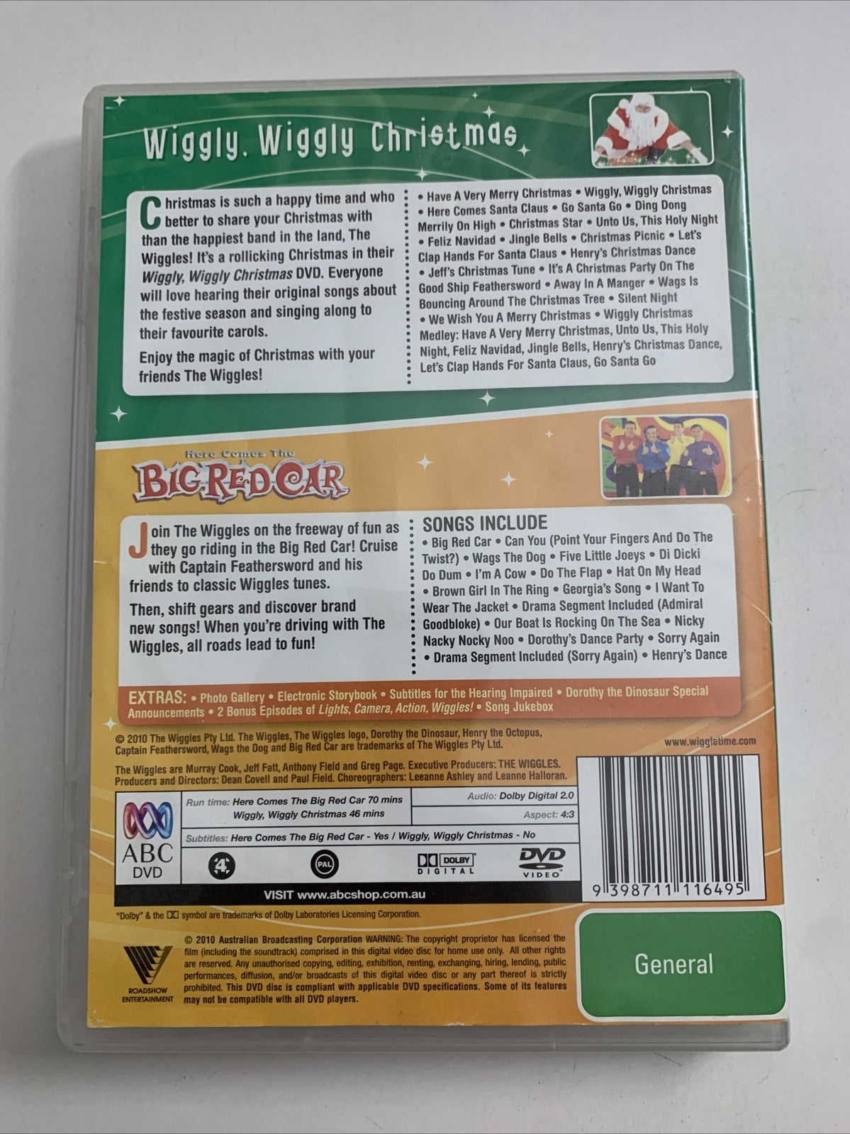 The Wiggles Wiggly, Wiggly Christmas / Here Comes The Big Red Car (DVD)