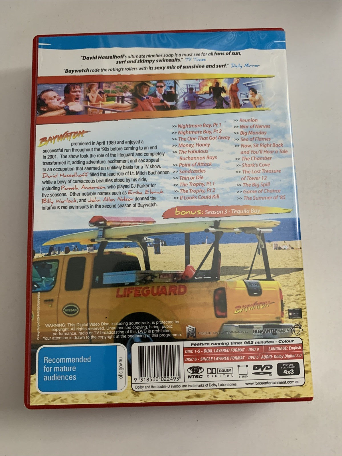 Baywatch : Season 2 (DVD, 1991) All Regions