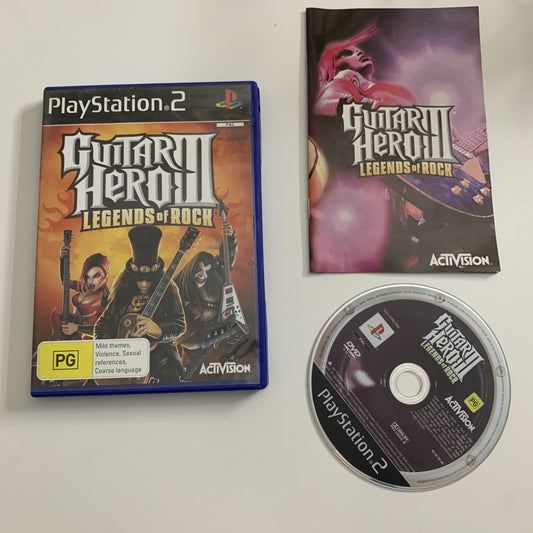 Guitar Hero 3 PS2 Sony PlayStation 2 PAL Music Game Complete
