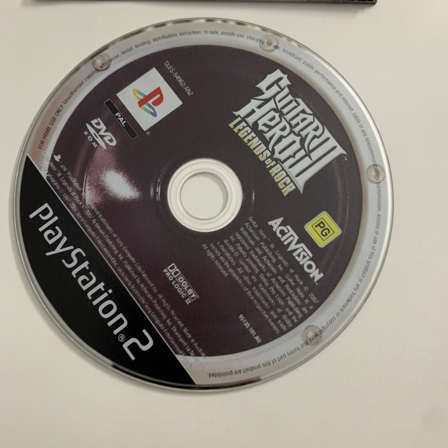 Guitar Hero 3 PS2 Sony PlayStation 2 PAL Music Game Complete