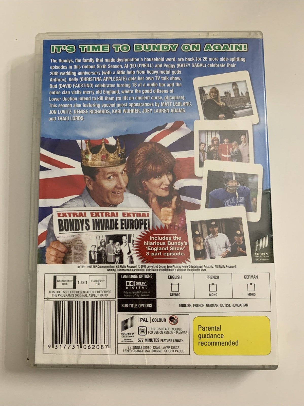 Married With Children : Season 6 (DVD, 1987) Region 4