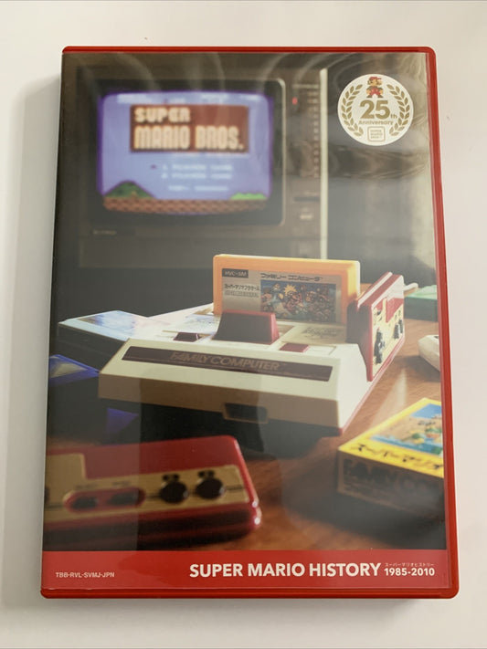 Super Mario History 1985-2010 (CD, 2010) Japan Video Game Music  RVL-D-SVMJ(JPN)