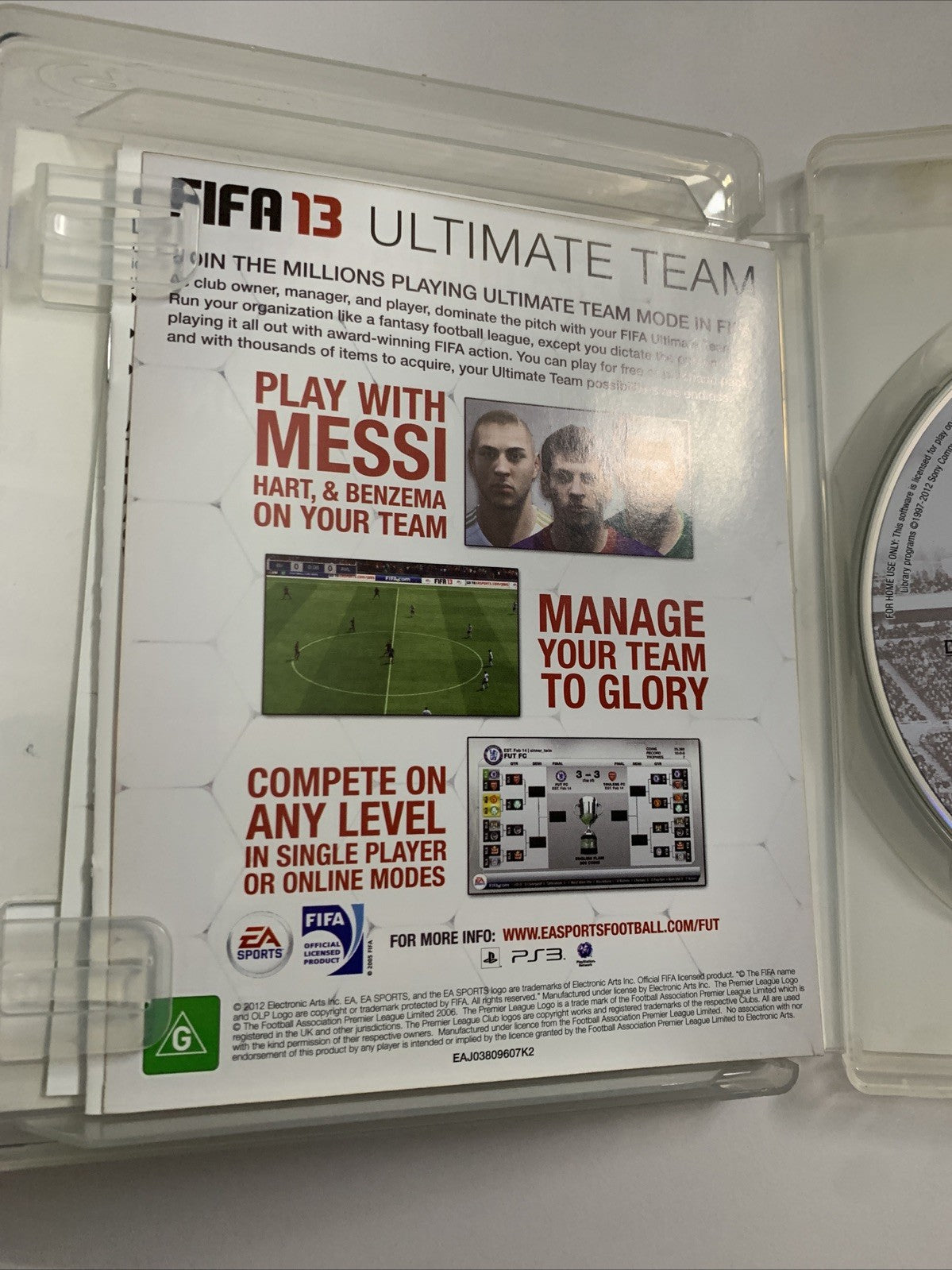 FIFA 13 PS3 Sony PlayStation 3 Game Complete