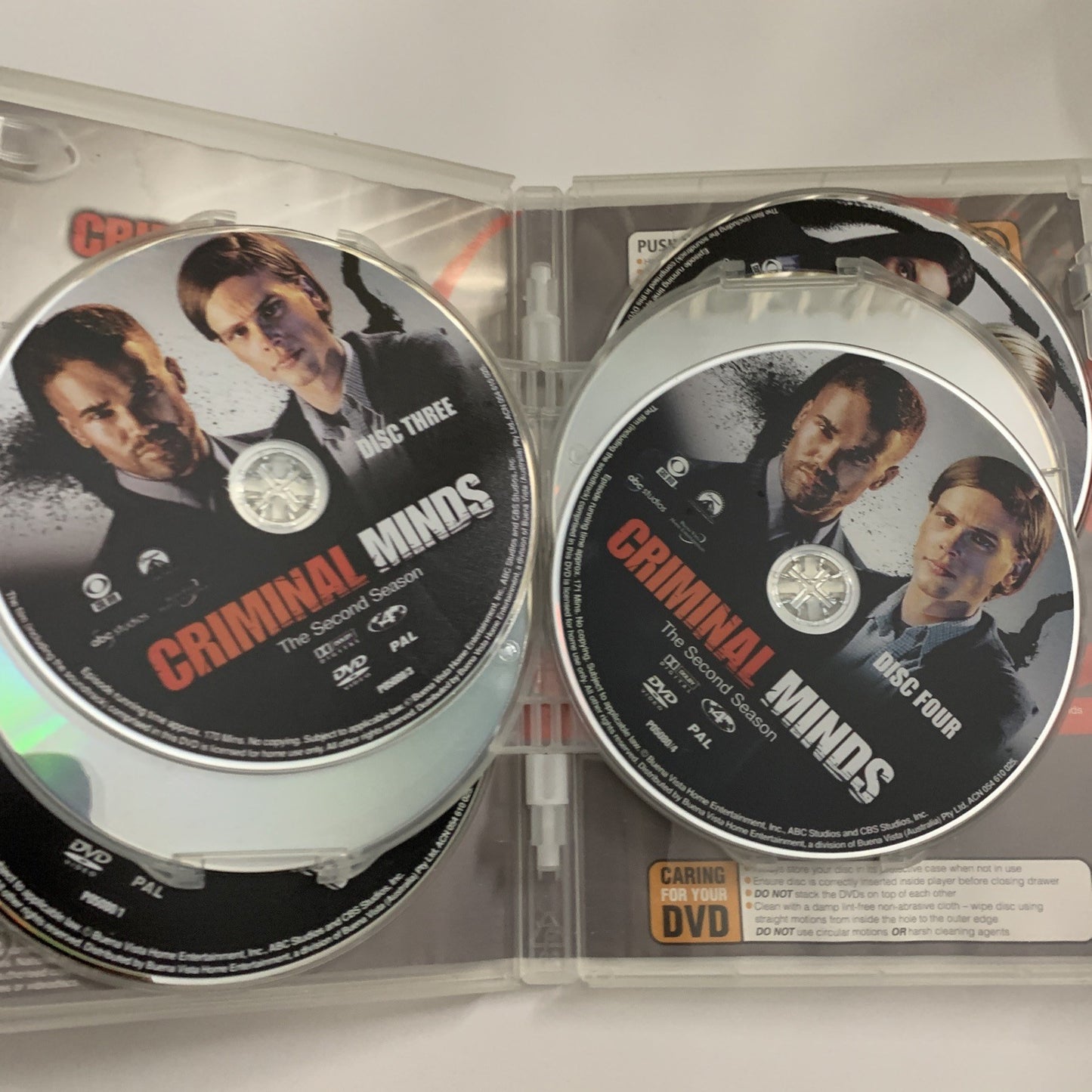 Criminal Minds : Season 2 (DVD, 2006) Region 4