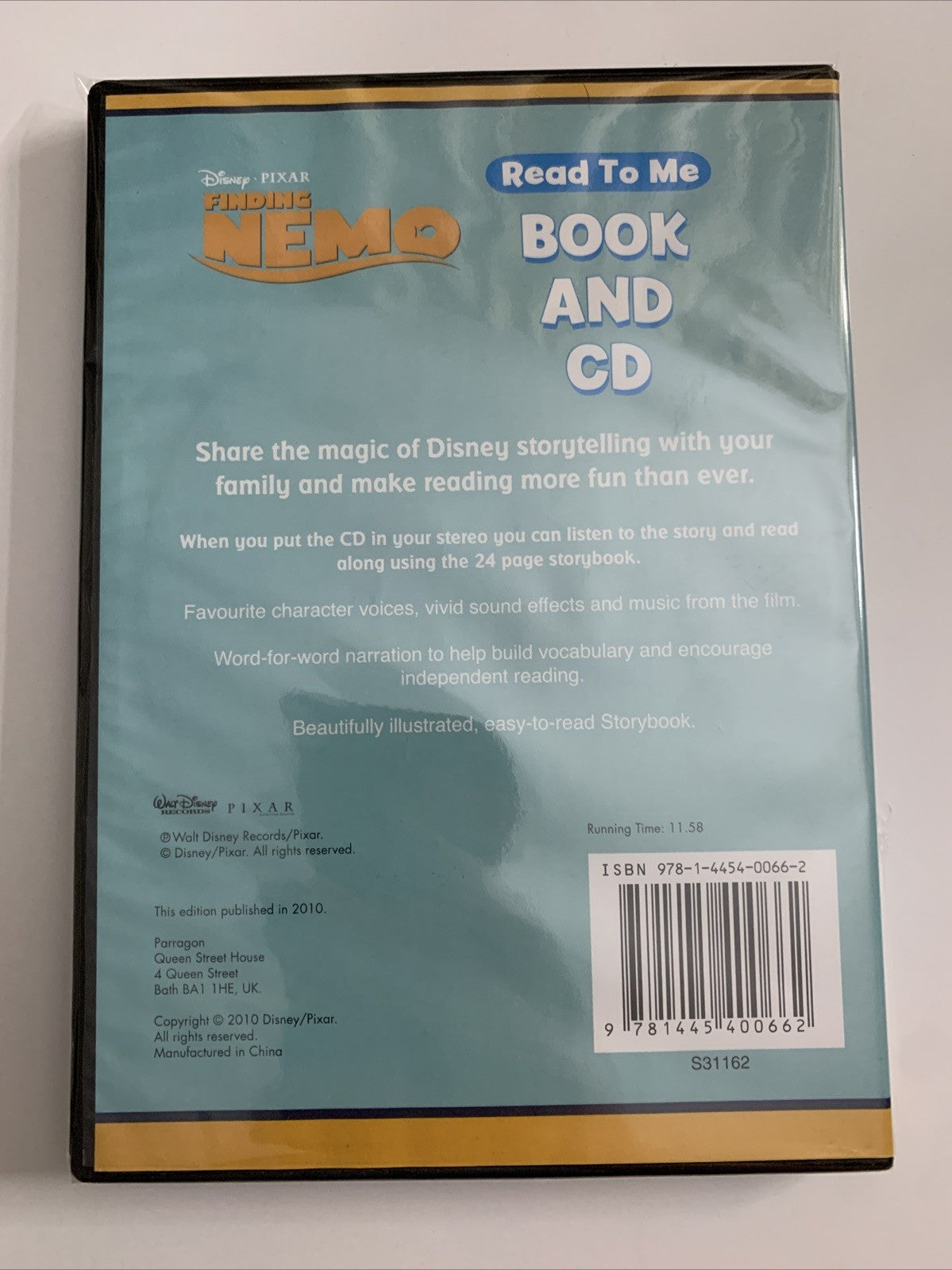 Finding Nemo (CD & Book, 2012) Disney NEW