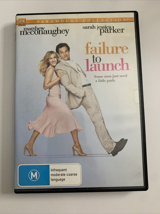 Failure To Launch (DVD, 2006) Sarah Jessica Parker, Matthew McConaughey Region 4