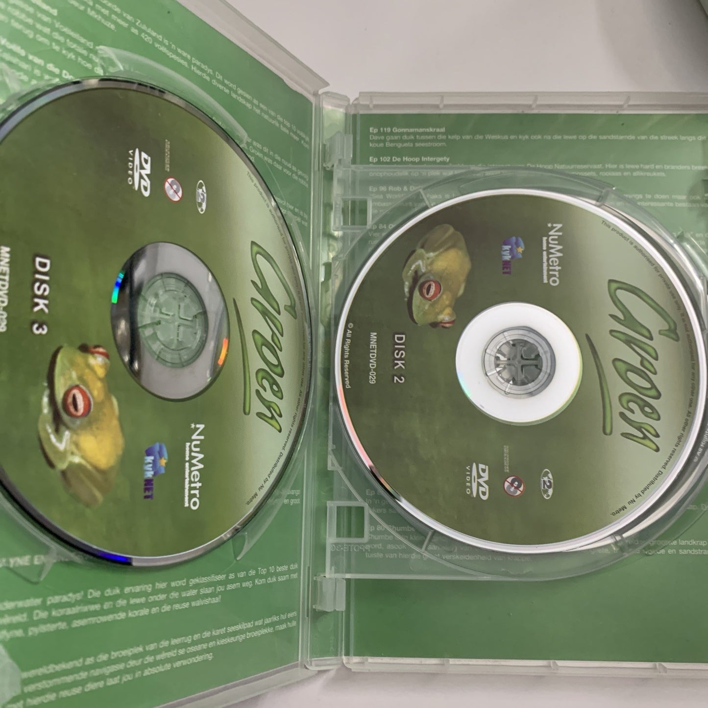 Groen (DVD) 3-Disc Documentary Region 2