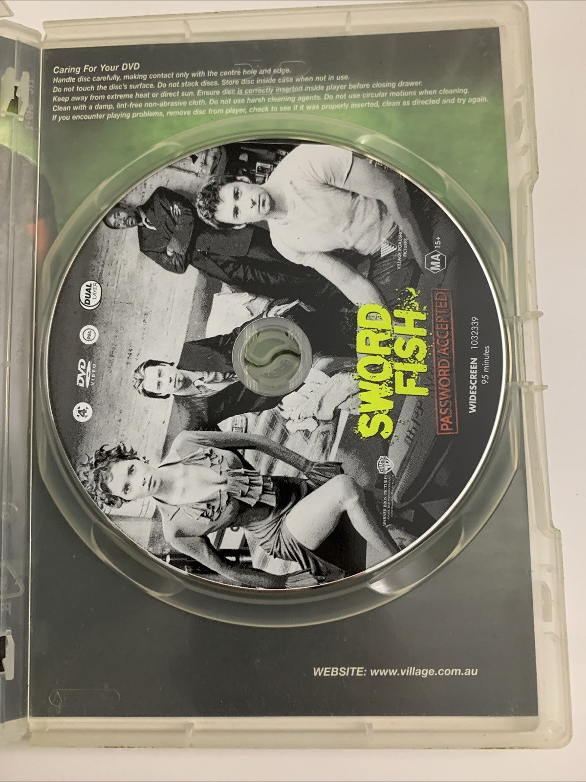 Swordfish (DVD, 2001) Don Cheadle, Hugh Jackman, John Travolta Region 4