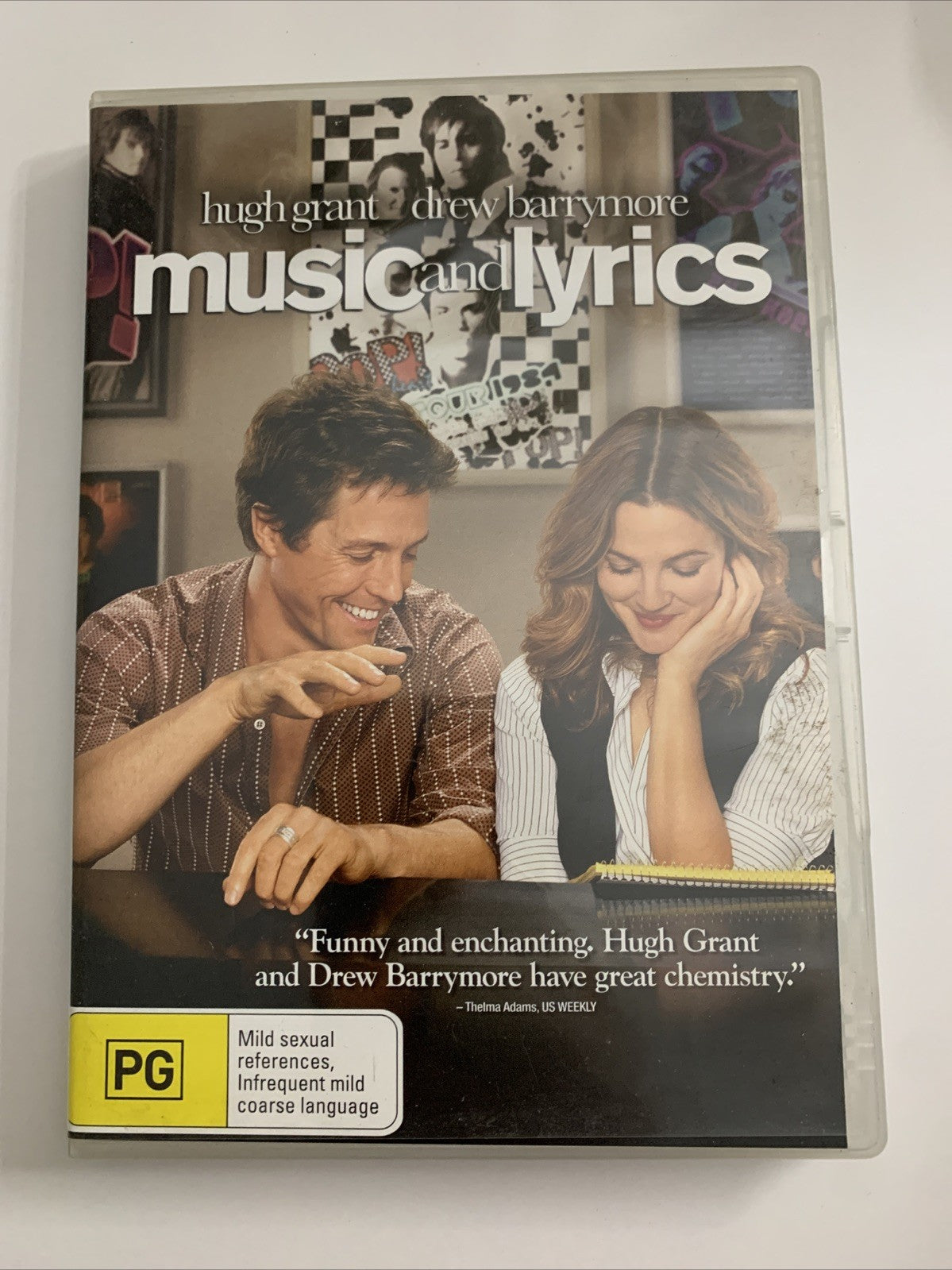 Music And Lyrics (DVD, 2007) Hugh Grant, Drew Barrymore, Brad Garrett Region 4