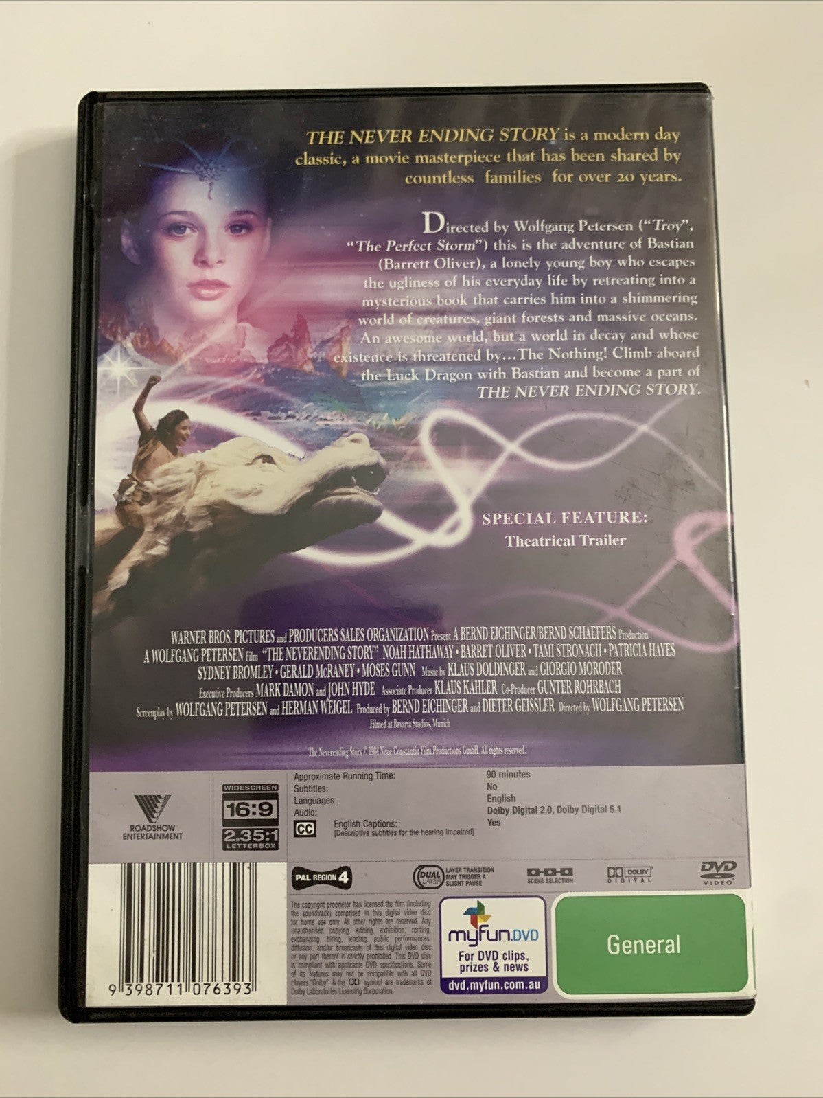 The Never Ending Story (DVD, 1984)