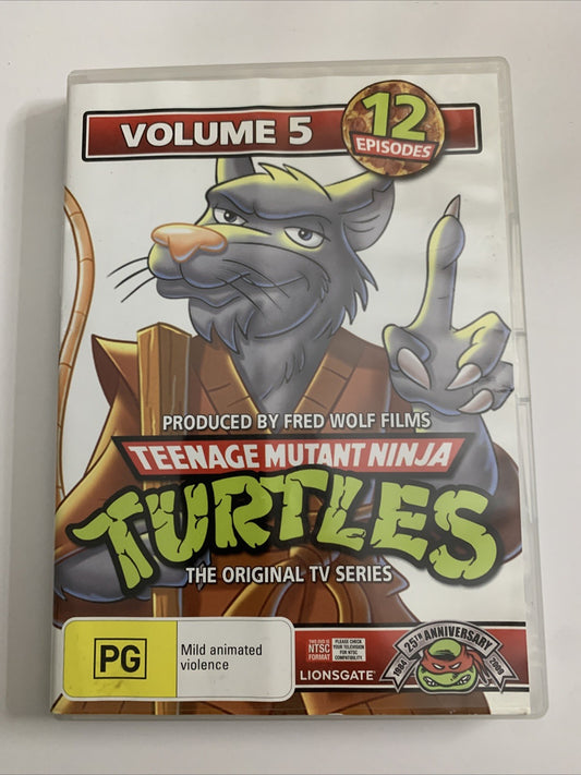 Teenage Mutant Ninja Turtles Original TV Series : Volume 5 (DVD, 2003) Region 4