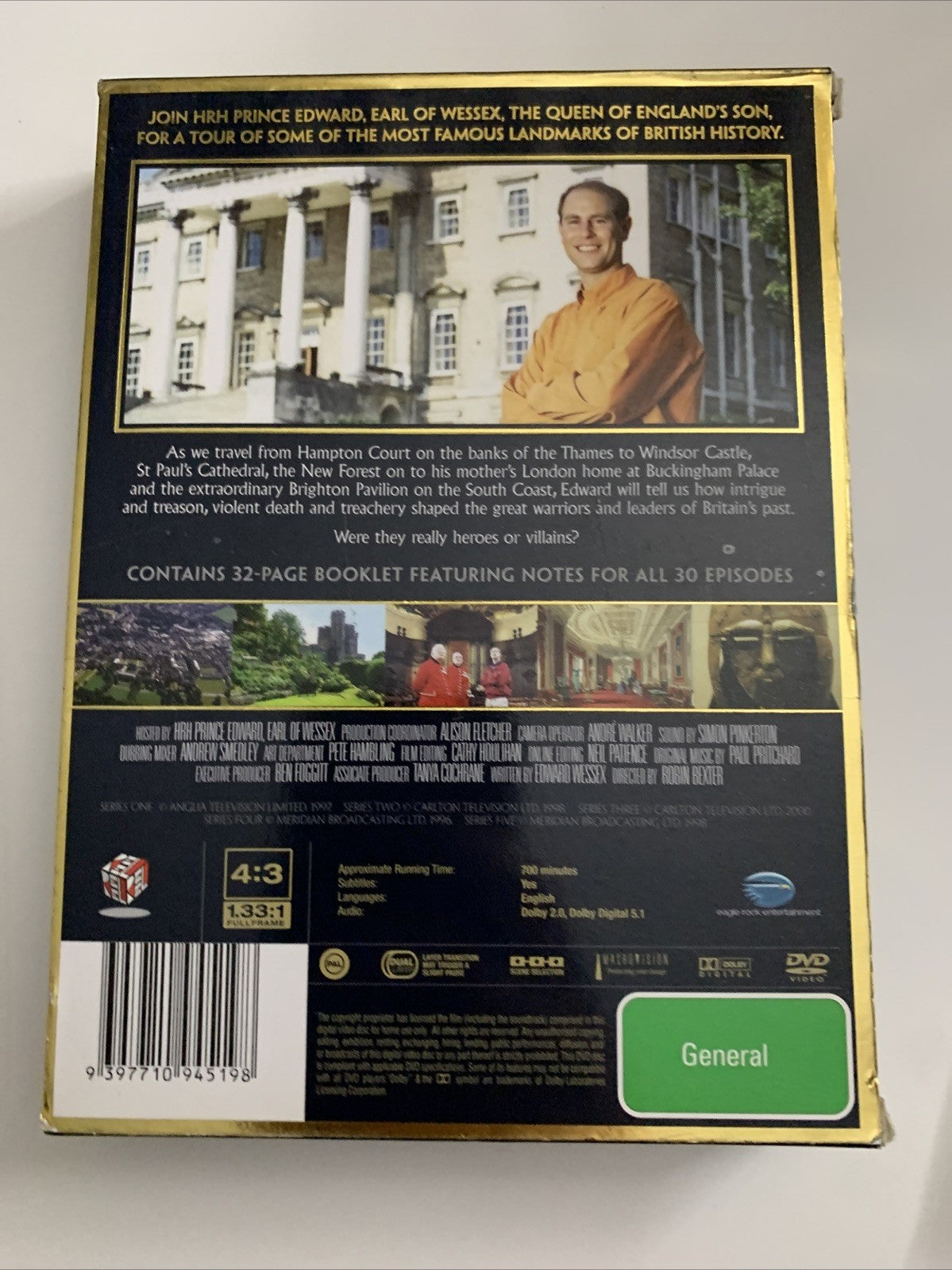 Crown & Country A History Of Royal Britain Complete (DVD, 2010) Region 4