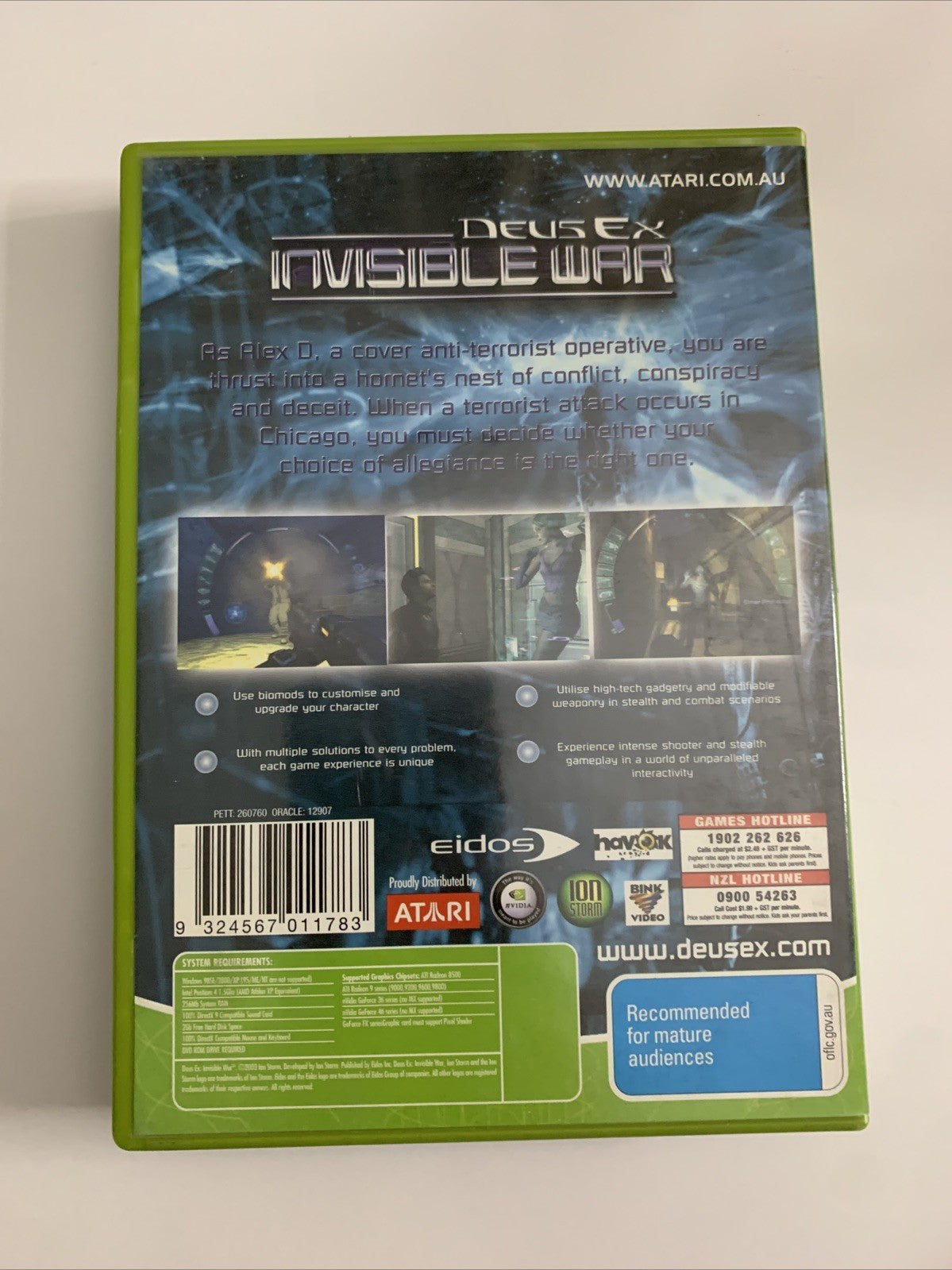 Deus Ex Invisible War PC CD-ROM Windows FPS Game